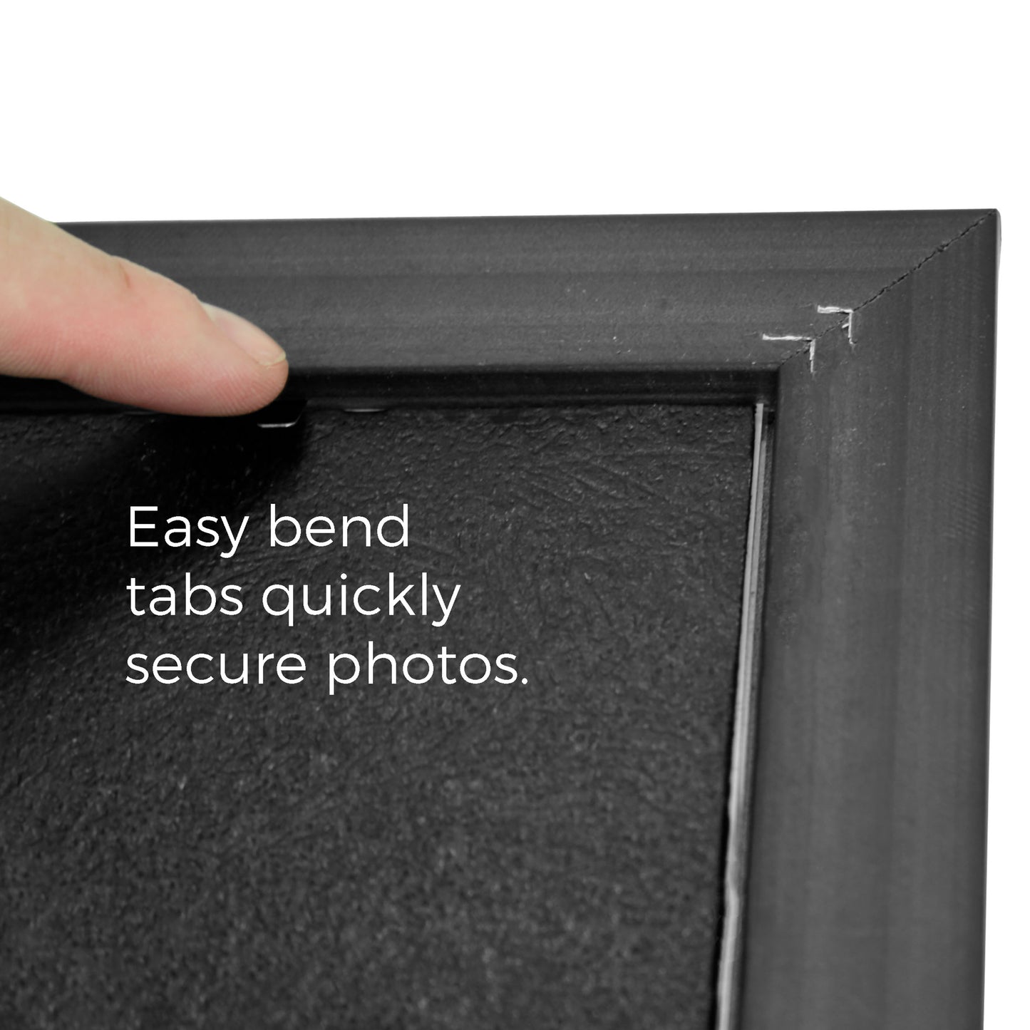 Deluxe Document Frame, 8.5" x 11", Black with Gold Trim