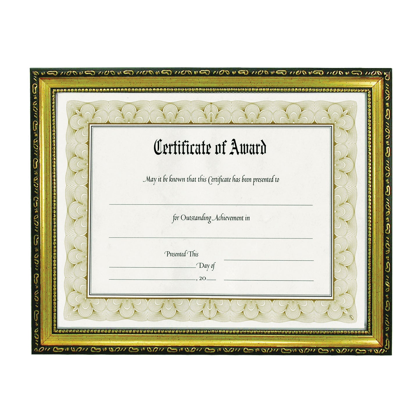 Deluxe Document Frame, 8.5" x 11, Gold