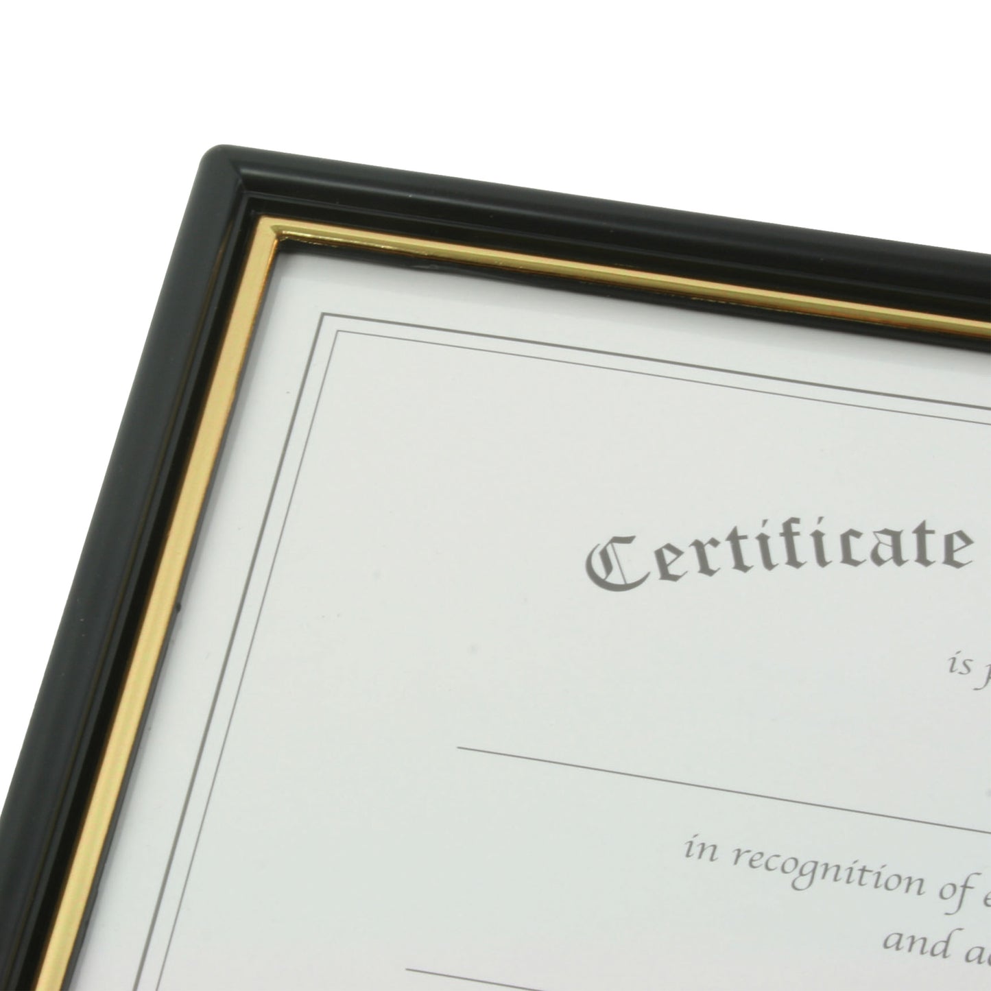 Economy EZ Mount Pre-Framed Time Saver Award Certificate