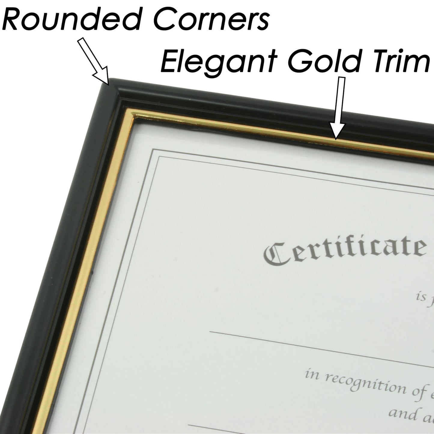 Economy EZ Mount Pre-Framed Time Saver Award Certificate