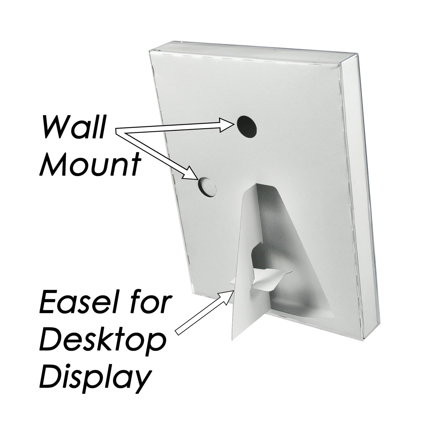 Box Photo Frame and Sign Holder Un-Frame