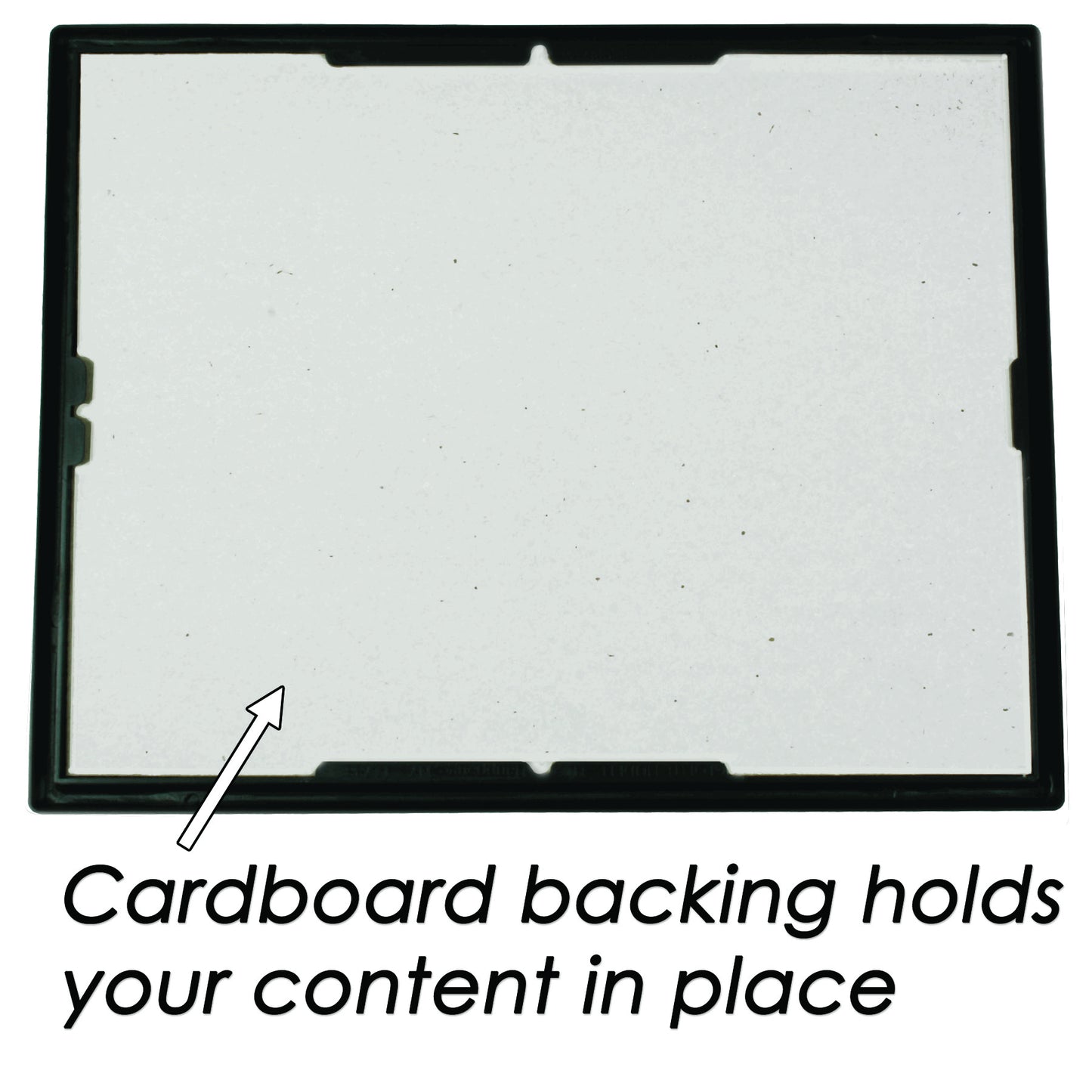 EZ Mount Document Frame 8.5" x 11", Black with Gold Trim, 3 Pack