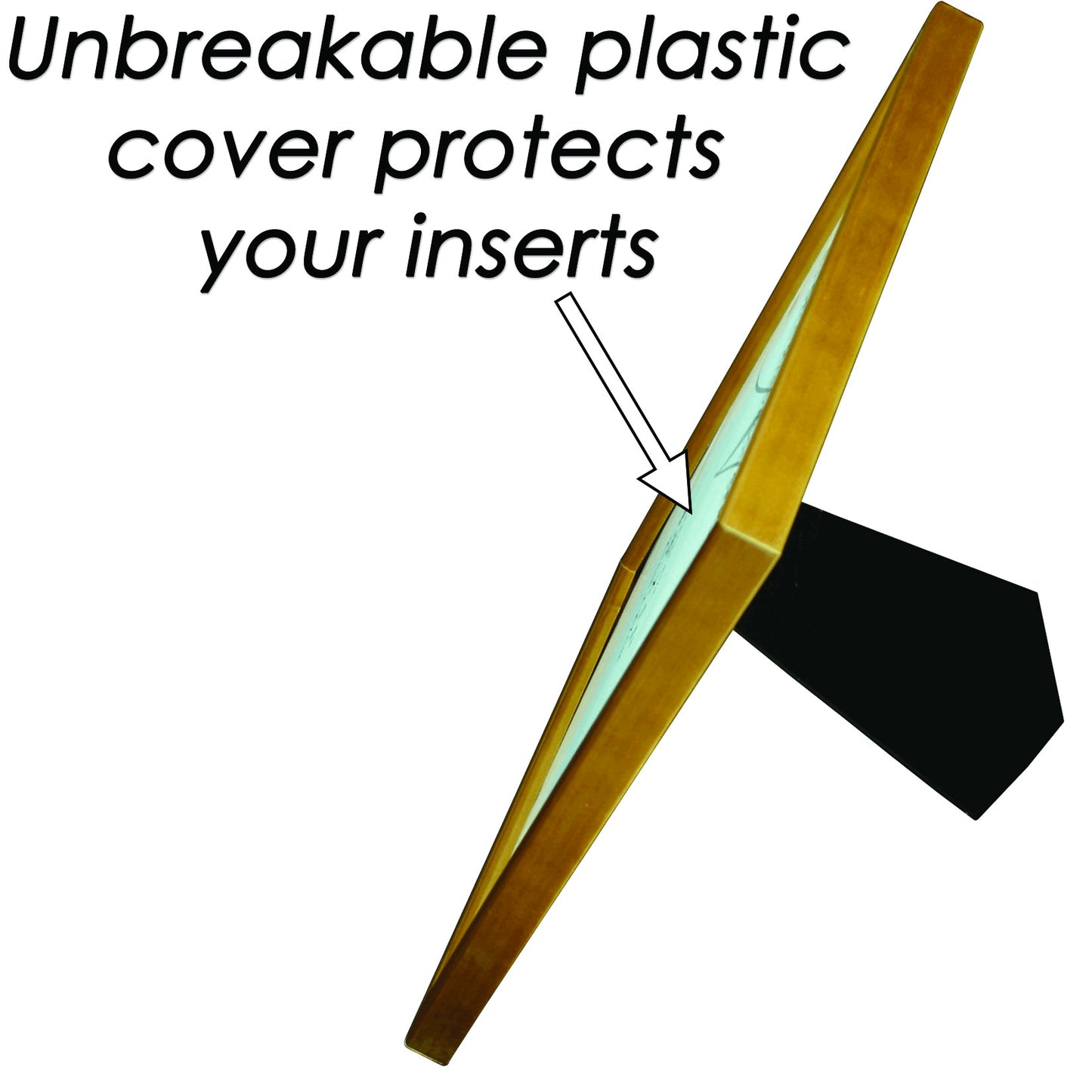 Traditional Solid Hardwood Frame 8.5" x 11", Natural Finish