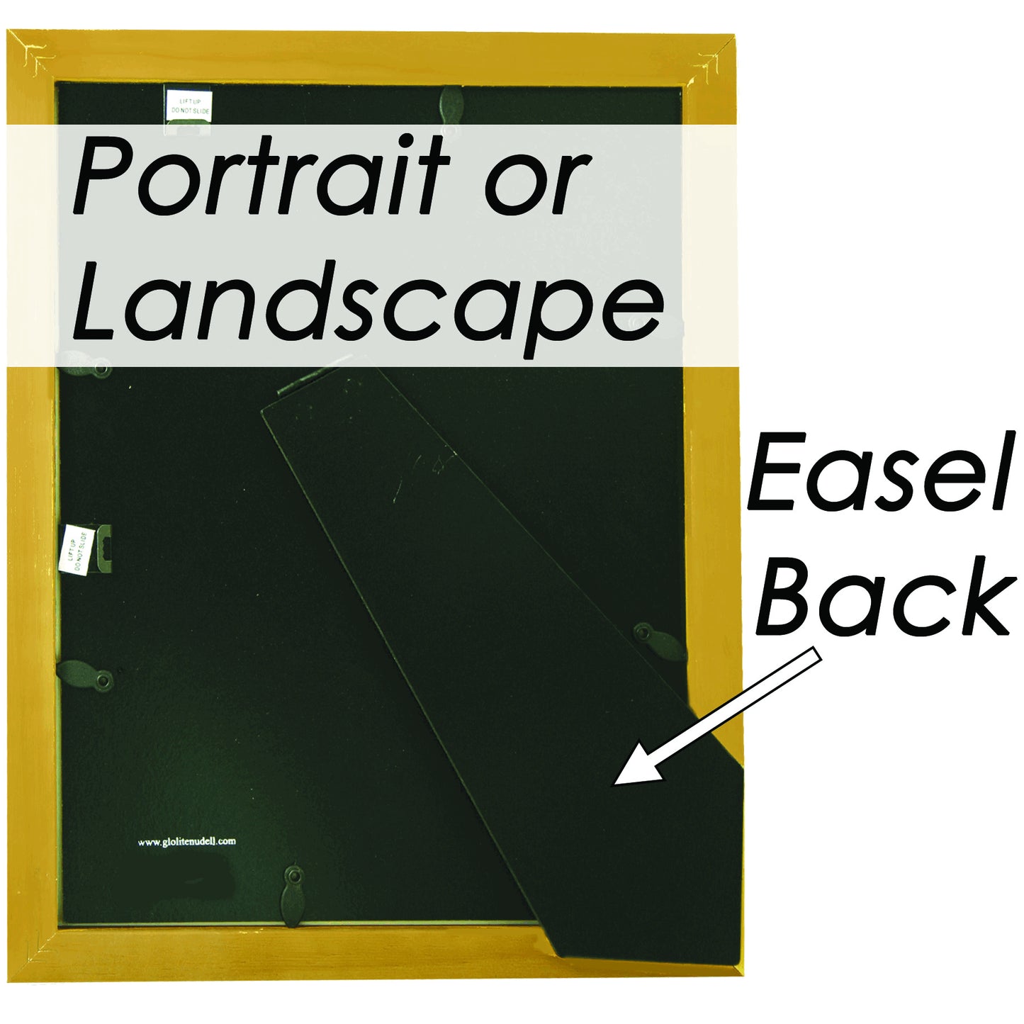 Traditional Solid Hardwood Frame 8.5" x 11", Natural Finish