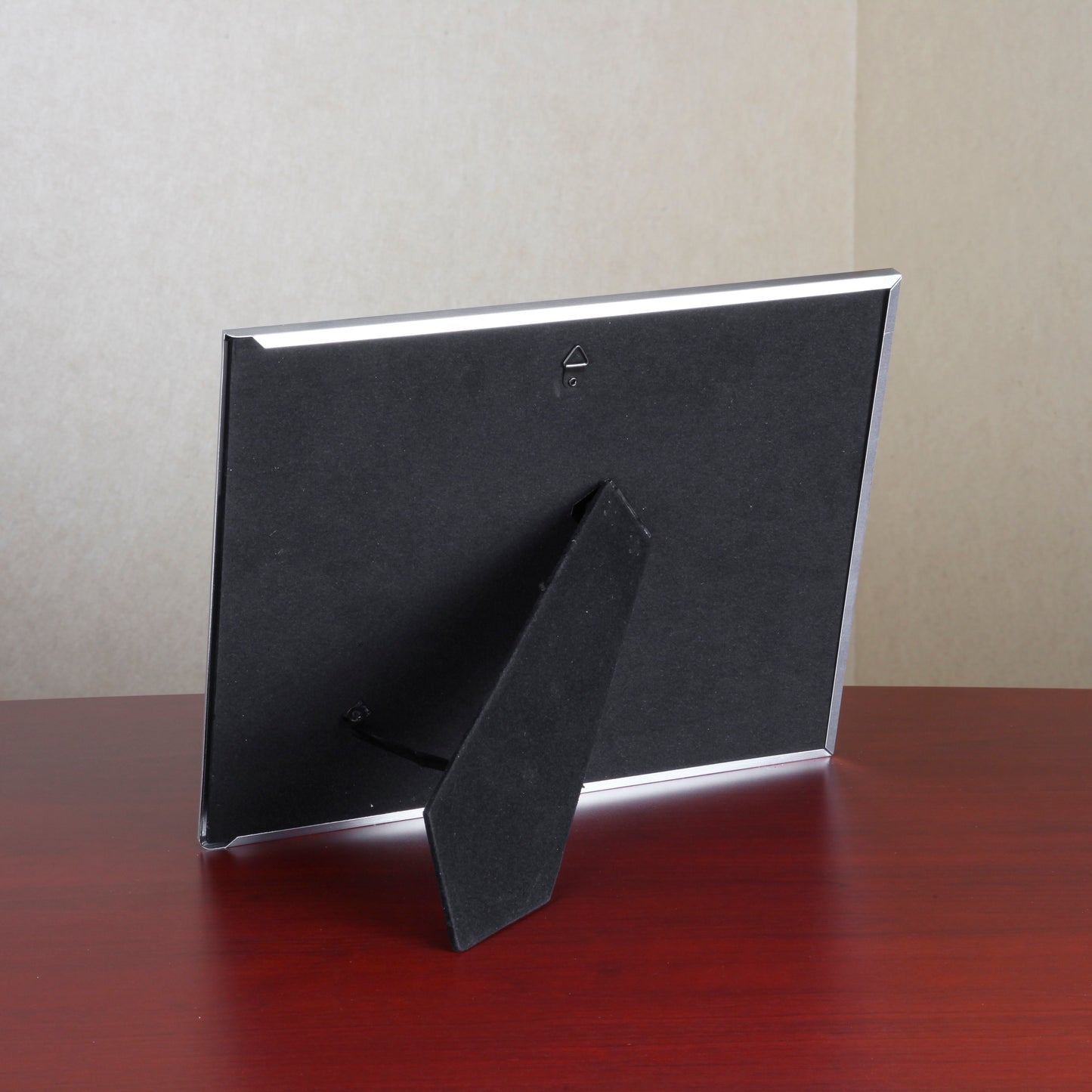 Metal Document & Photo Frame 8.5" x 11, Silver with Black Trim