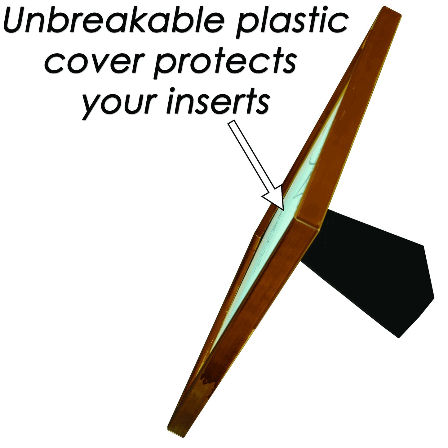 Traditional Solid Hardwood Frame 8.5" x 11", Walnut Finish