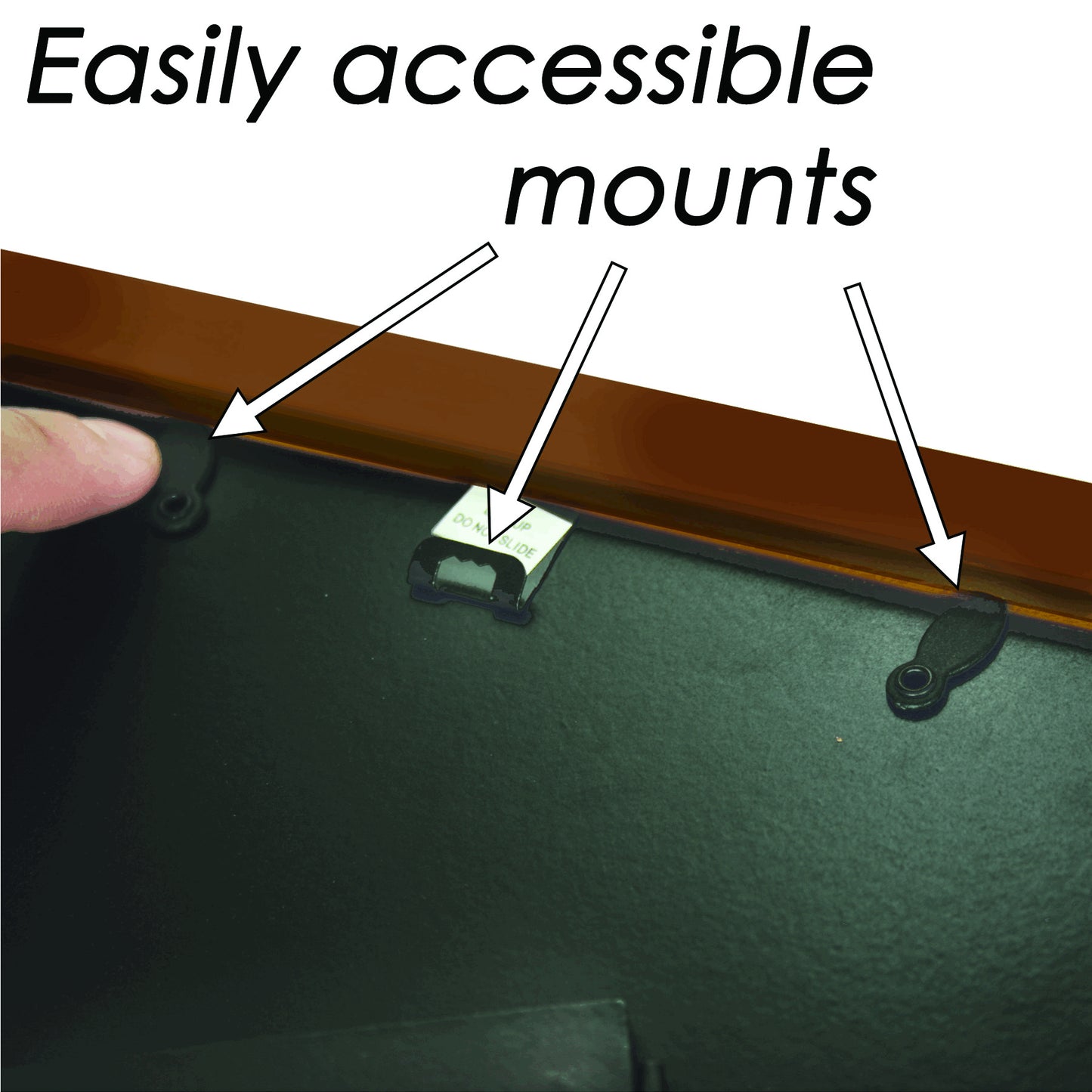 Traditional Solid Hardwood Frame 8.5" x 11", Walnut Finish