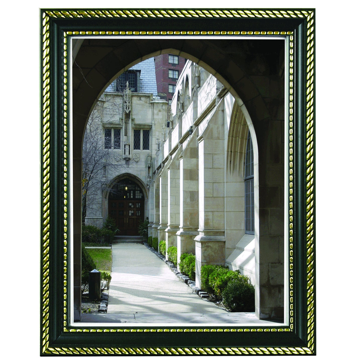 Prestigious Traditional Document Black & Gold Frame with Plastic Cover 11" x 14"