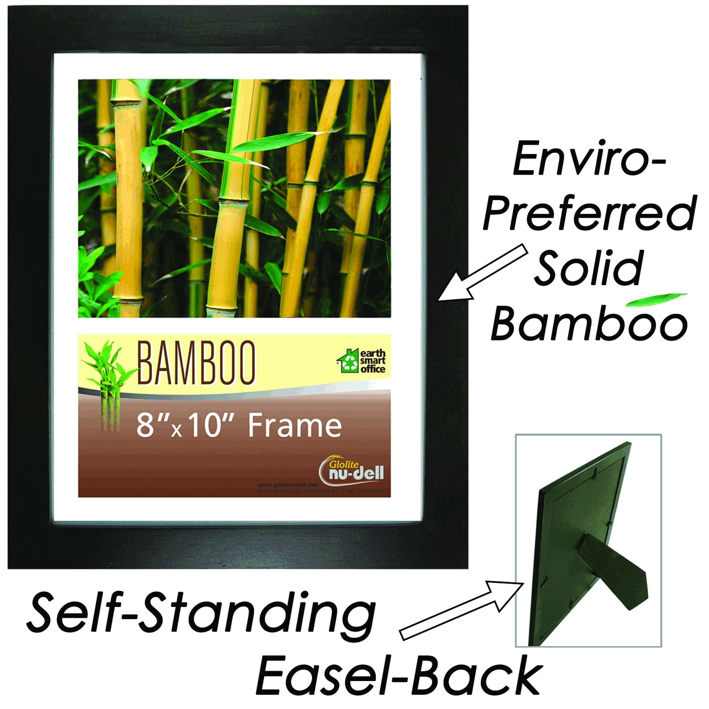 Black Bamboo Frame 8" x 10"