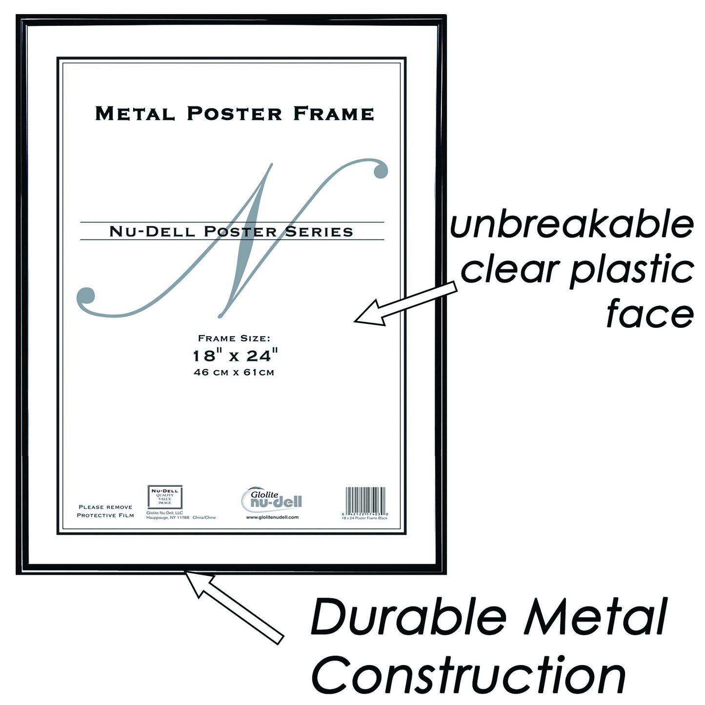 Metal Poster Frame, 18" x 24"