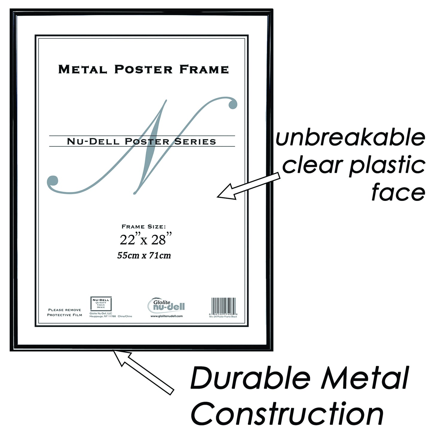 Metal Poster Frame, 22" x 28"