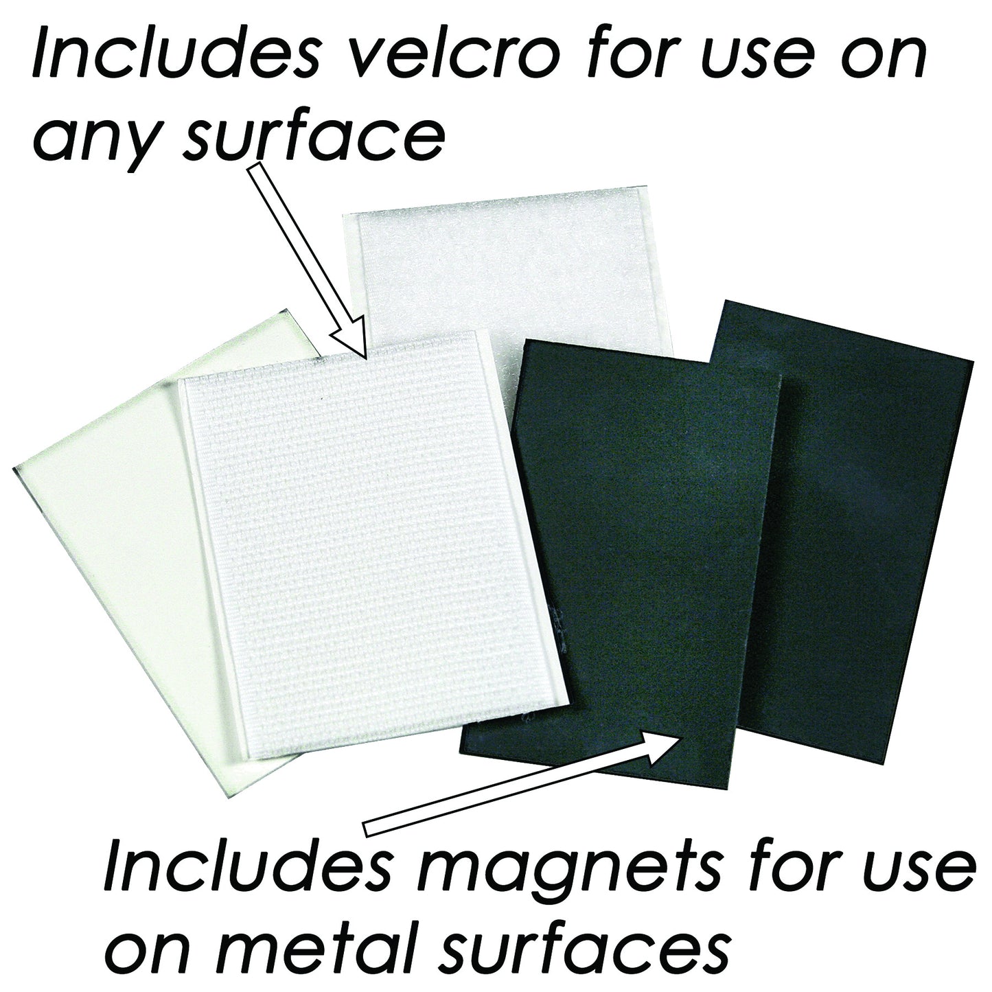 All-Purpose Velcro or Magnetic Attachment Plastic Sign, 8.5" x 11"