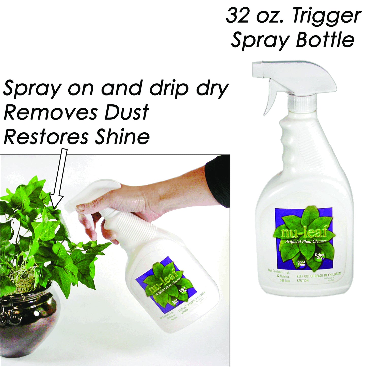 Nu-Leaf Silk Artificial Tree and Plant Cleaner